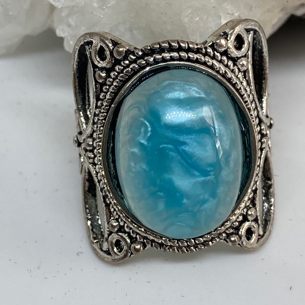 Beautiful Apatite Handcrafted Ring